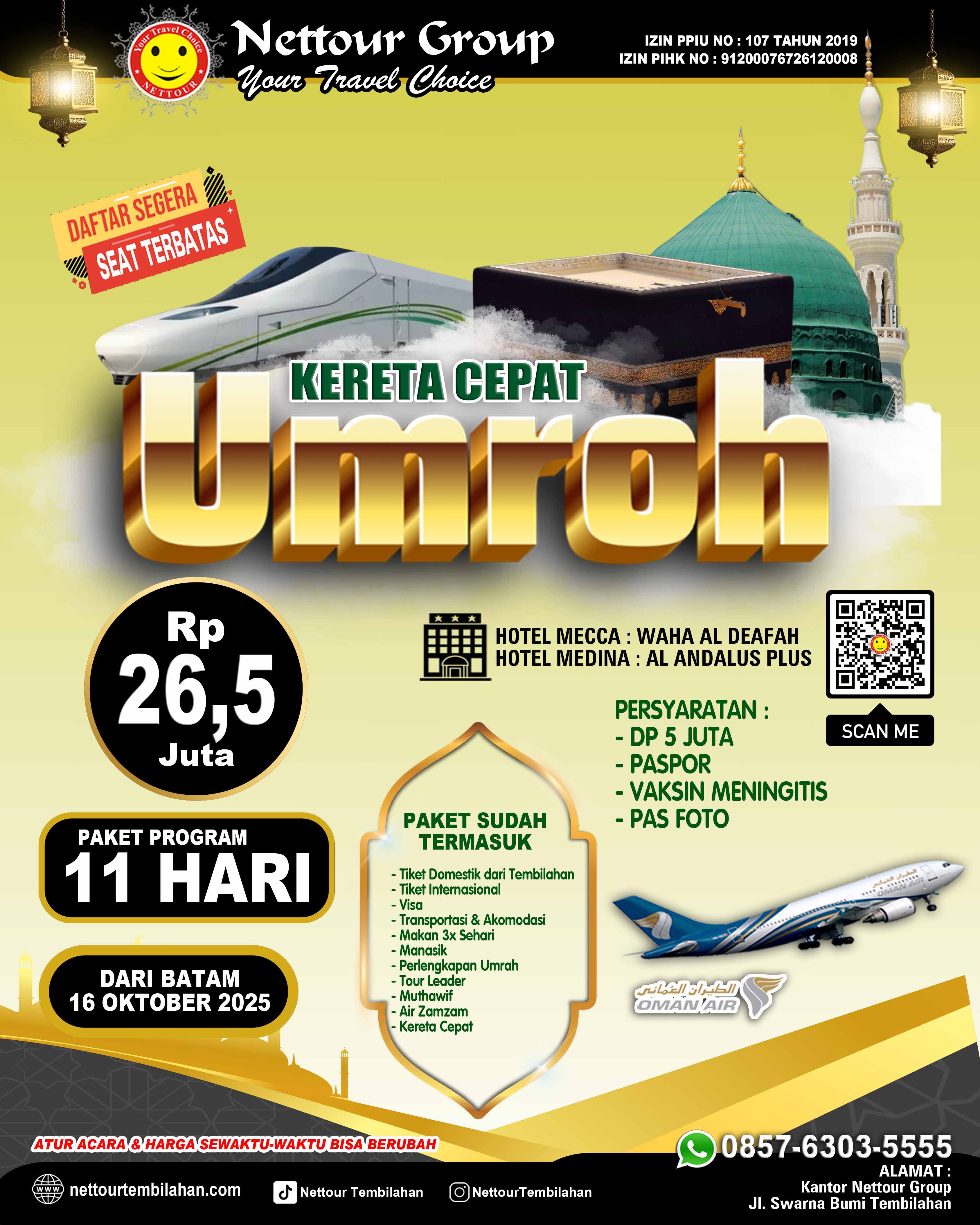 PAKET UMROH KERETA CEPAT