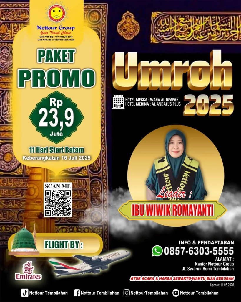 Paket umroh bersama bu wiwik